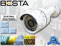 2 MP 1080P FULL HD 2 Kameralı Ahd Güvenlik Seti  BG-1412